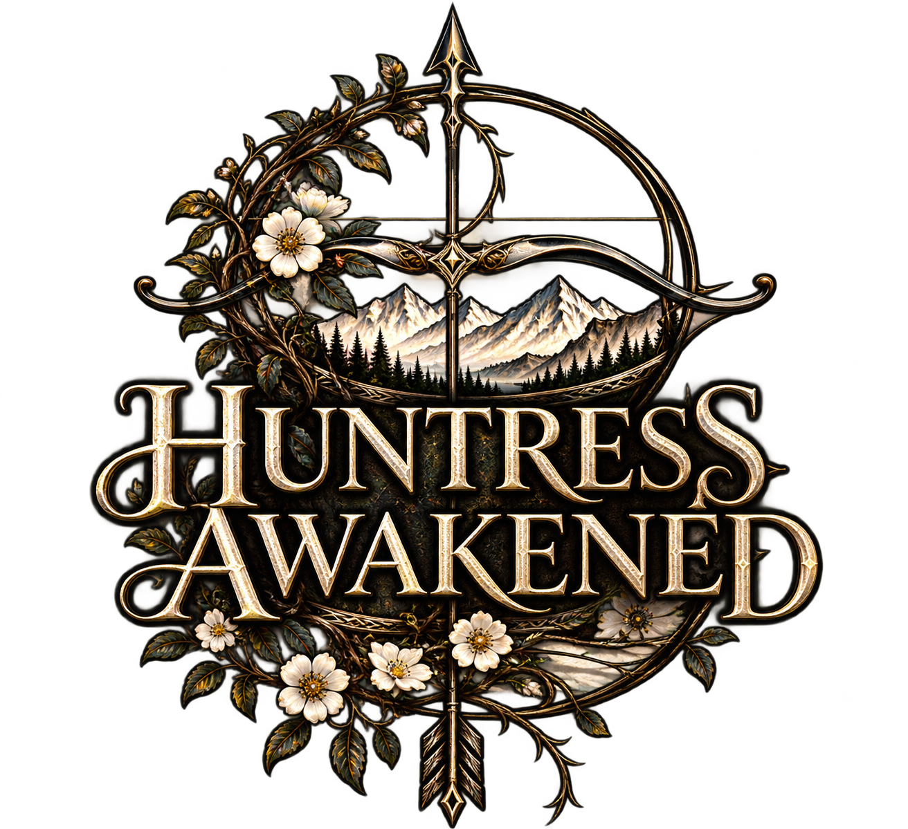 Huntress Awakened series logo