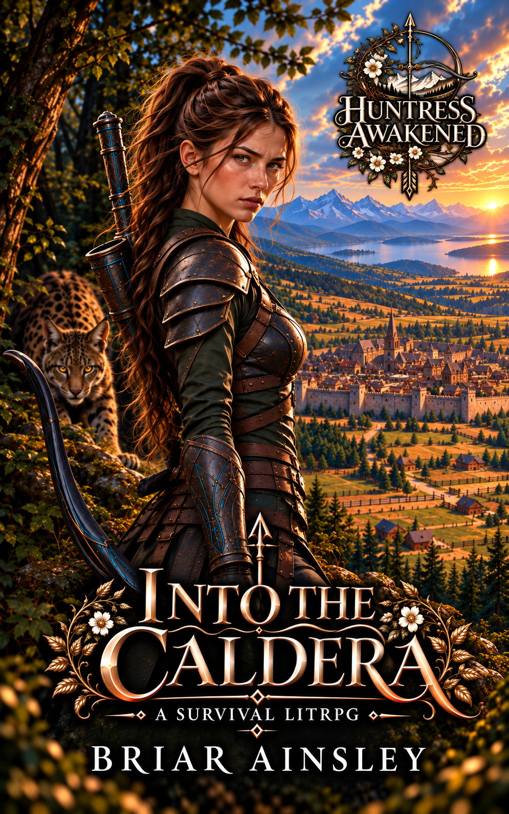 Cover for Into the Caldera, Book Two in the Huntress Awakened series